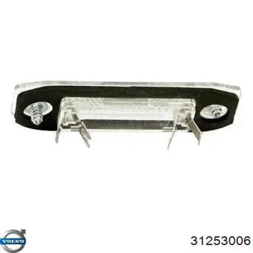 31253006 Volvo Lanterna da luz de fundo de matrícula traseira