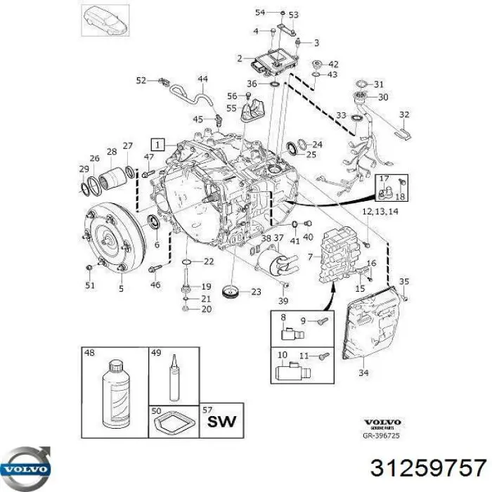  Volvo 31259757 preço, a partir de  USD