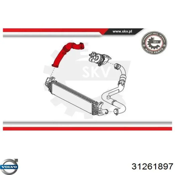 Compre DCV086TT Thermotec Mangueira (cano derivado) de intercooler