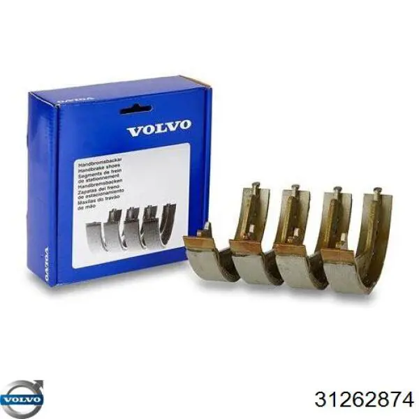 Sapatas do freio de estacionamento Volvo 31262874 preço, a partir de 30,65 USD