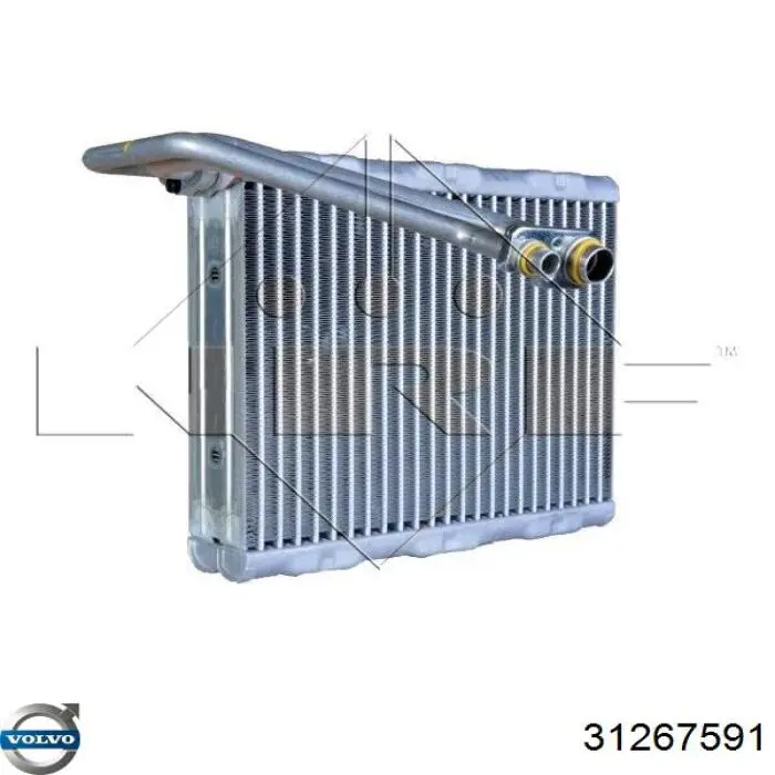 31267591 Volvo Vaporizador de aparelho de ar condicionado