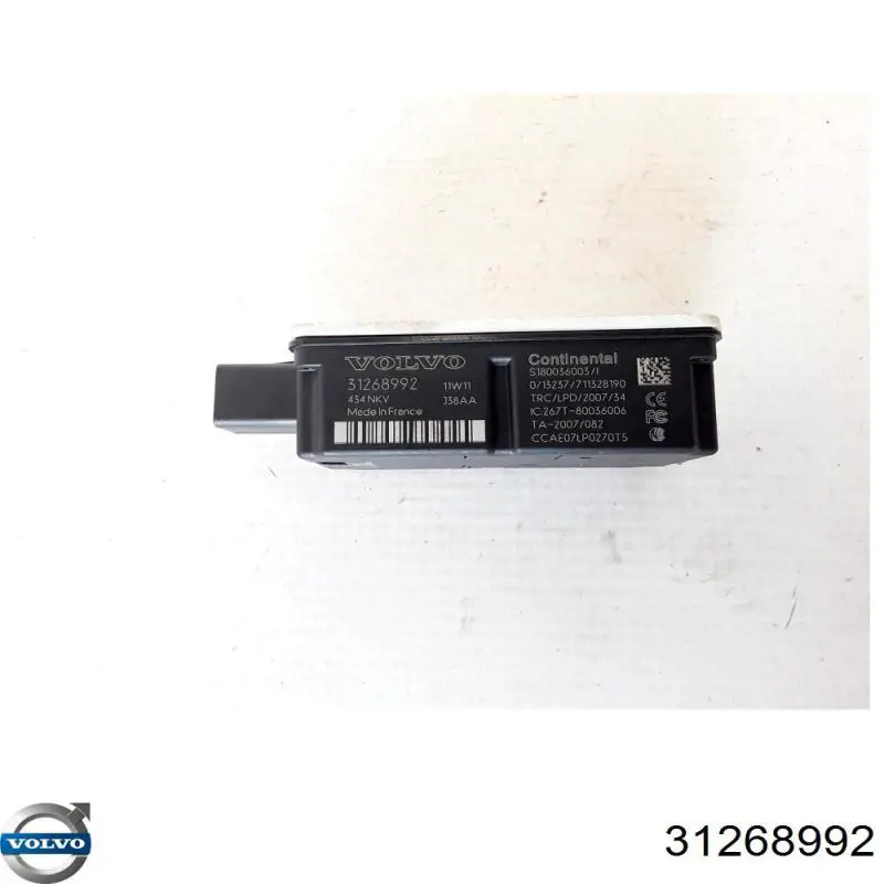 31268992 Volvo Unidade de controlo do fecho central