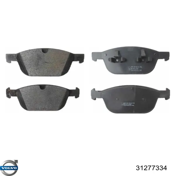 Sapatas do freio dianteiras de disco Volvo 31277334 preço, a partir de 44,88 USD
