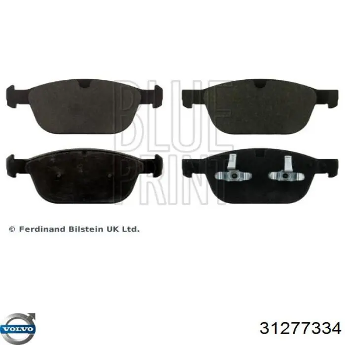 31277334 Volvo Sapatas do freio dianteiras de disco