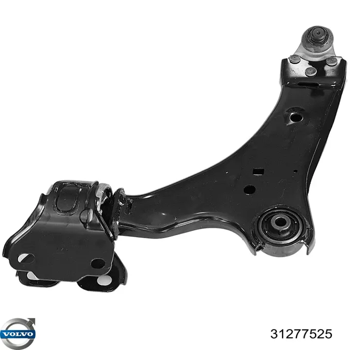 Braço oscilante inferior esquerdo de suspensão dianteira Volvo 31277525