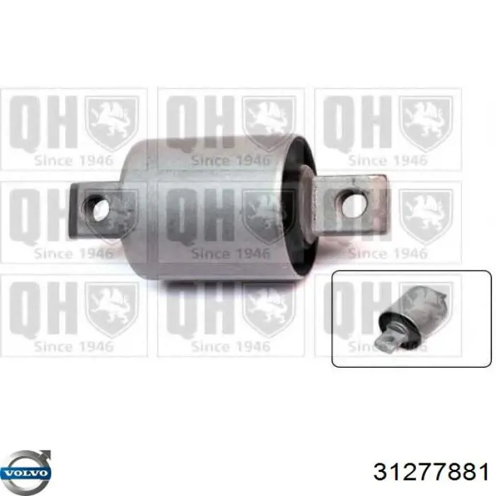 Compre 31277881 Volvo Bloco silencioso dianteiro do braço oscilante inferior
