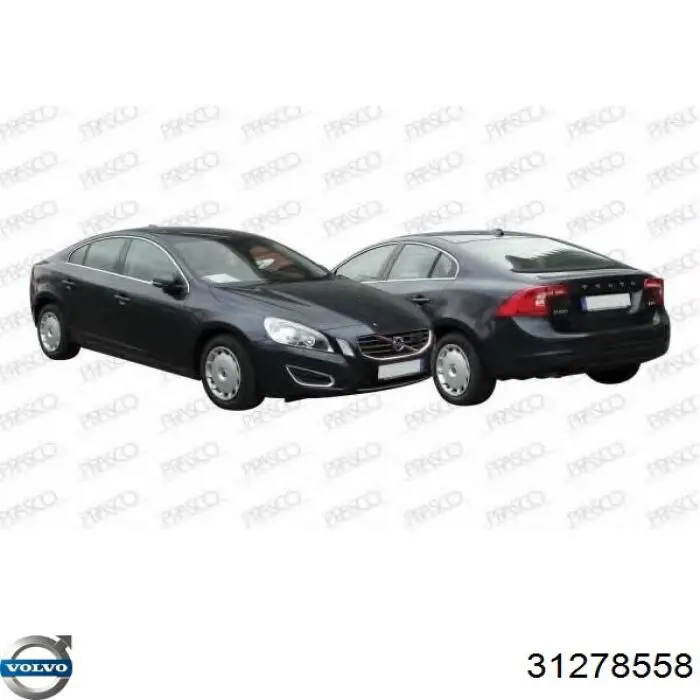 Posição dianteira direita Volvo 31278558 preço, a partir de 105,69 USD