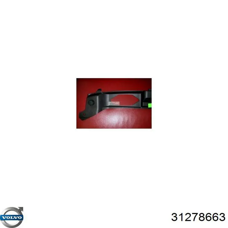 Placa sobreposta superior do painel dianteiro (de suporte do radiador) Volvo 31278663 preço, a partir de  