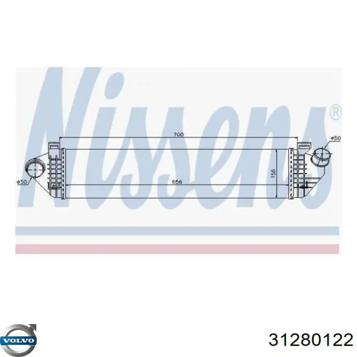 Radiador de intercooler Volvo 31280122 preço, a partir de 94,60 USD