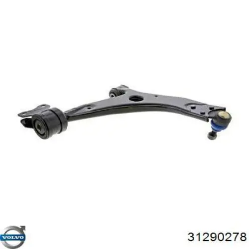 31290278 Volvo Braço oscilante inferior esquerdo de suspensão dianteira