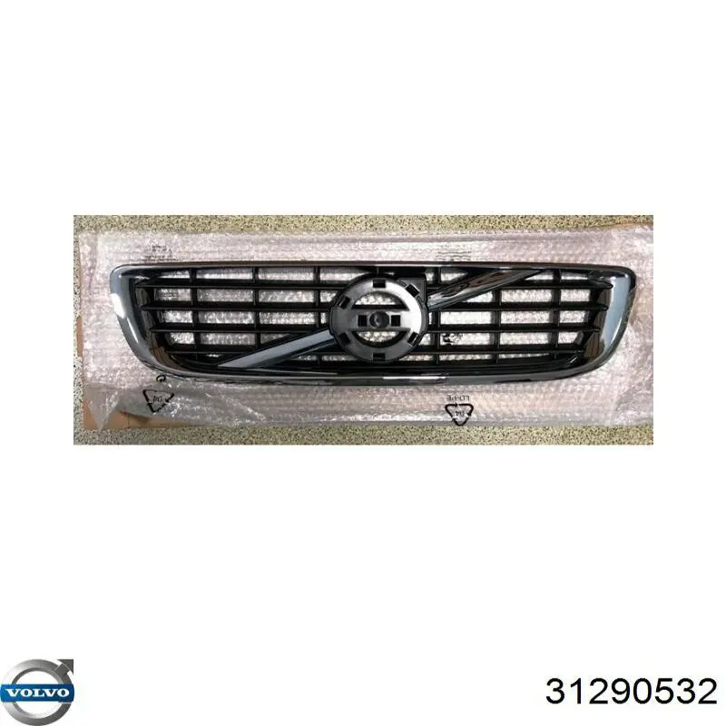 Grelha do radiador para Volvo S40 II MS