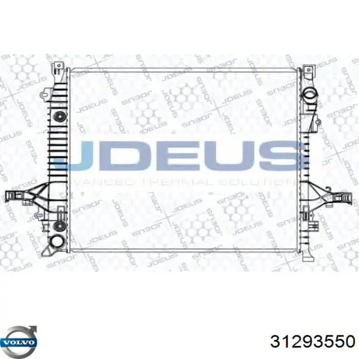 Radiador de esfriamento de motor Volvo 31293550 preço, a partir de 153,50 USD