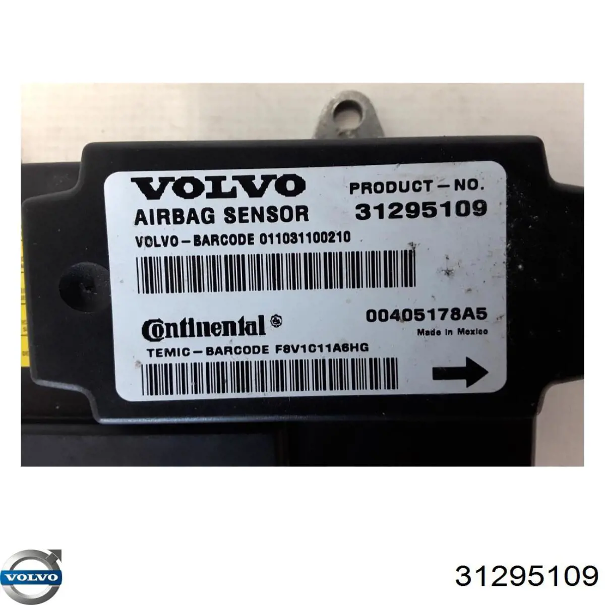 31295109 Volvo Módulo processador de controlo da bolsa de ar (Centralina eletrônica AIRBAG)