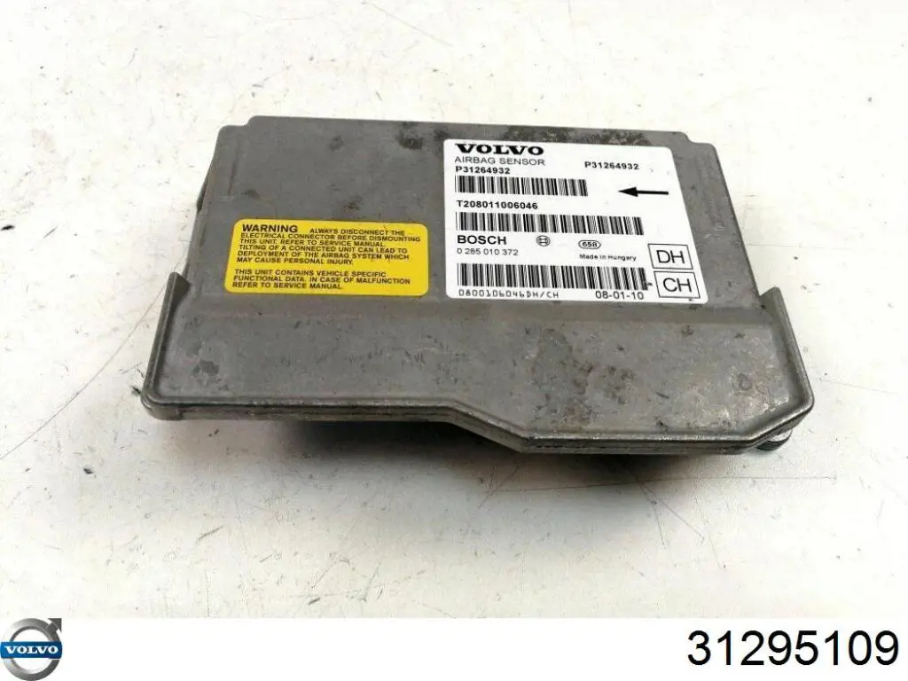 Compre 31295109 Volvo Módulo processador de controlo da bolsa de ar (Centralina eletrônica AIRBAG)