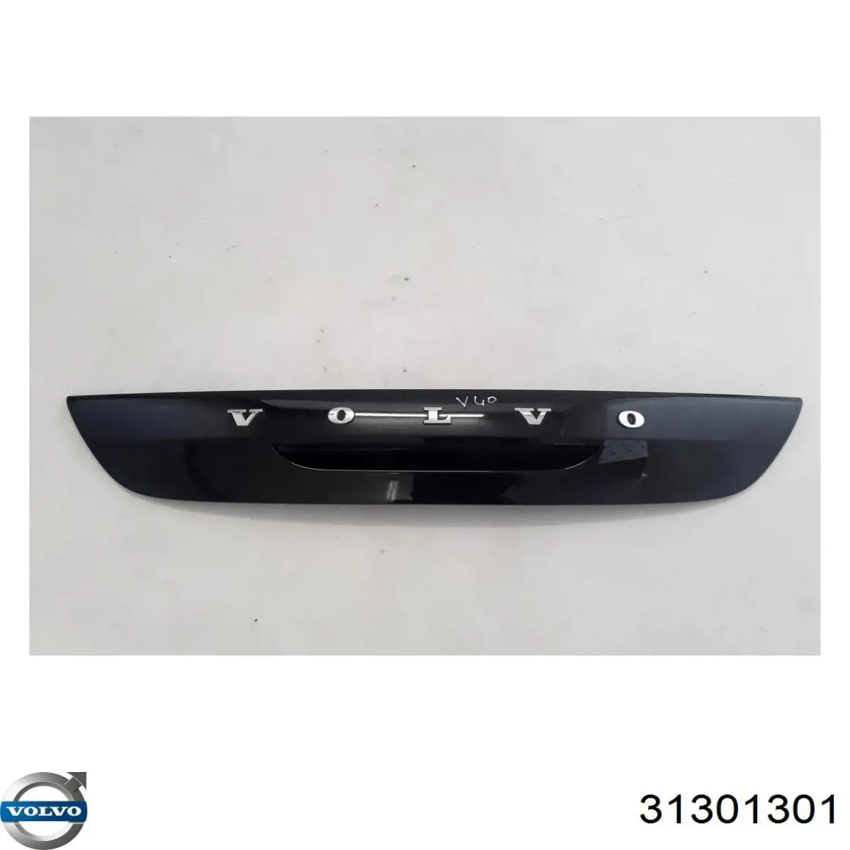31301301 Volvo Placa sobreposta de tampa de porta-malas