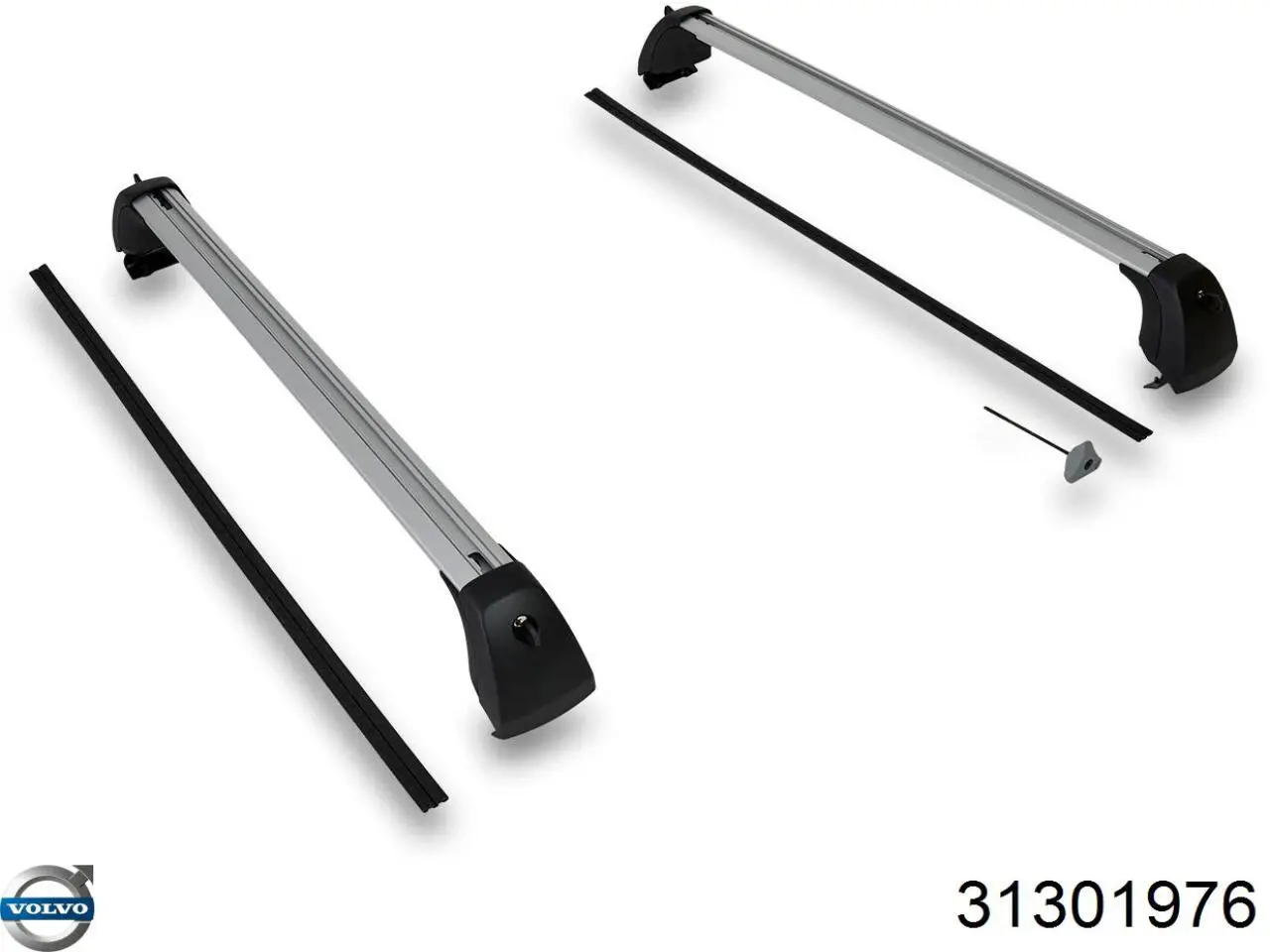 Reforçador do pára-choque dianteiro para Volvo V40  525, 526