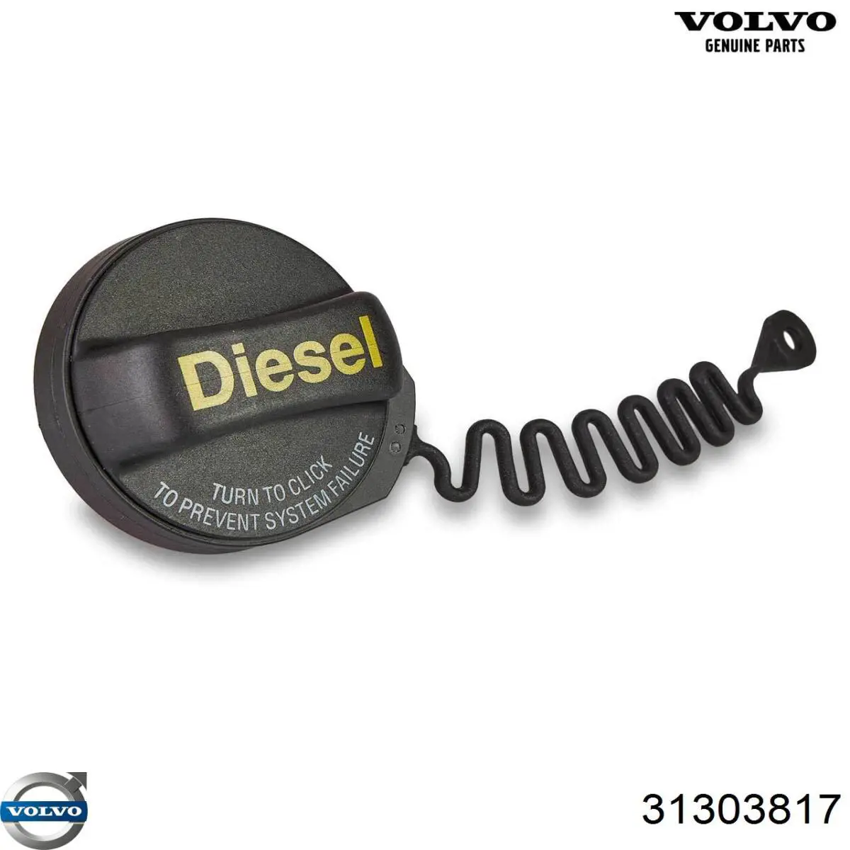 31261879 Volvo Tampa (tampão) do tanque de combustível