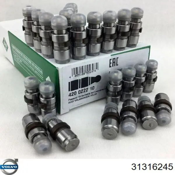 Compensador hidrâulico (empurrador hidrâulico), empurrador de válvulas Volvo 31316245 preço, a partir de 11,16 USD