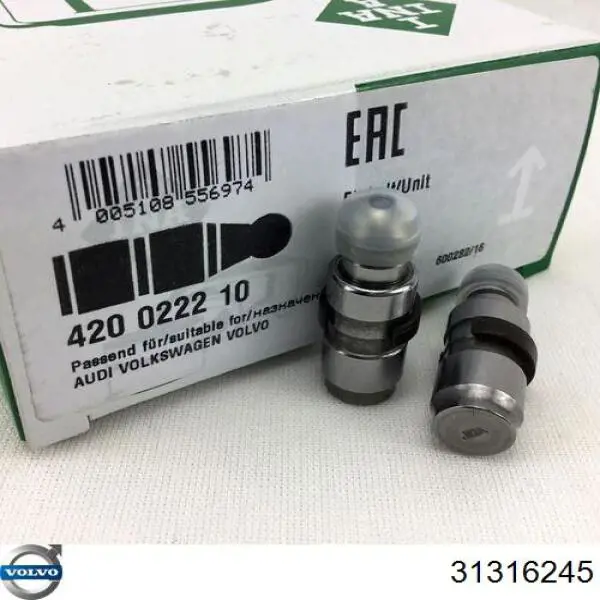 Compensador hidrâulico (empurrador hidrâulico), empurrador de válvulas Volvo 31316245 preço, a partir de 11,16 USD