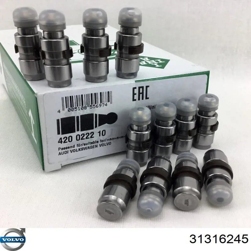 Compre 31316245 Volvo Compensador hidrâulico (empurrador hidrâulico), empurrador de válvulas