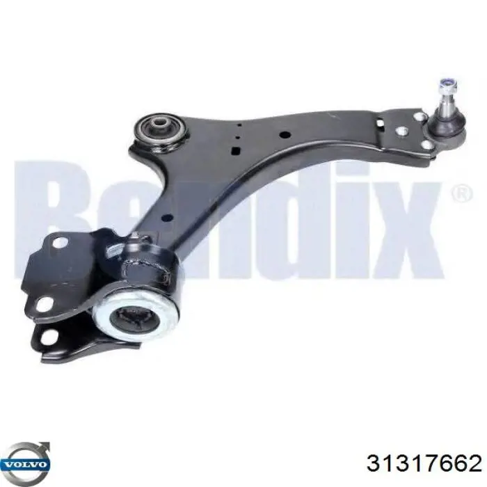 Braço oscilante inferior direito de suspensão dianteira Volvo 31317662 preço, a partir de 65,97 USD