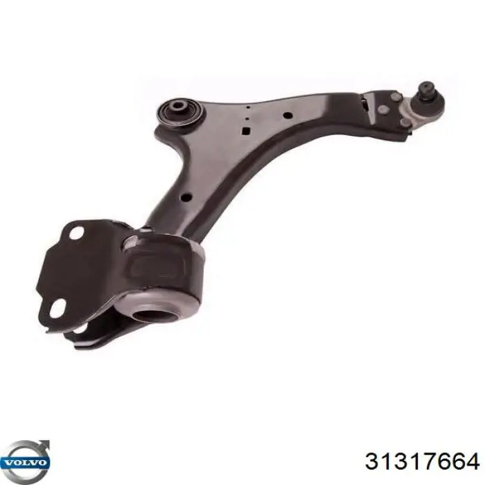 Braço oscilante inferior direito de suspensão dianteira Volvo 31317664 preço, a partir de 133,39 USD