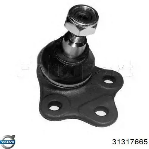 31317665 Volvo Braço oscilante inferior esquerdo de suspensão dianteira