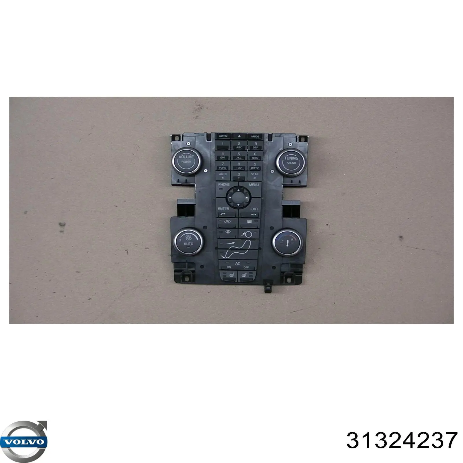 31324237 Volvo Unidade de controlo dos modos de aquecimento/condicionamento