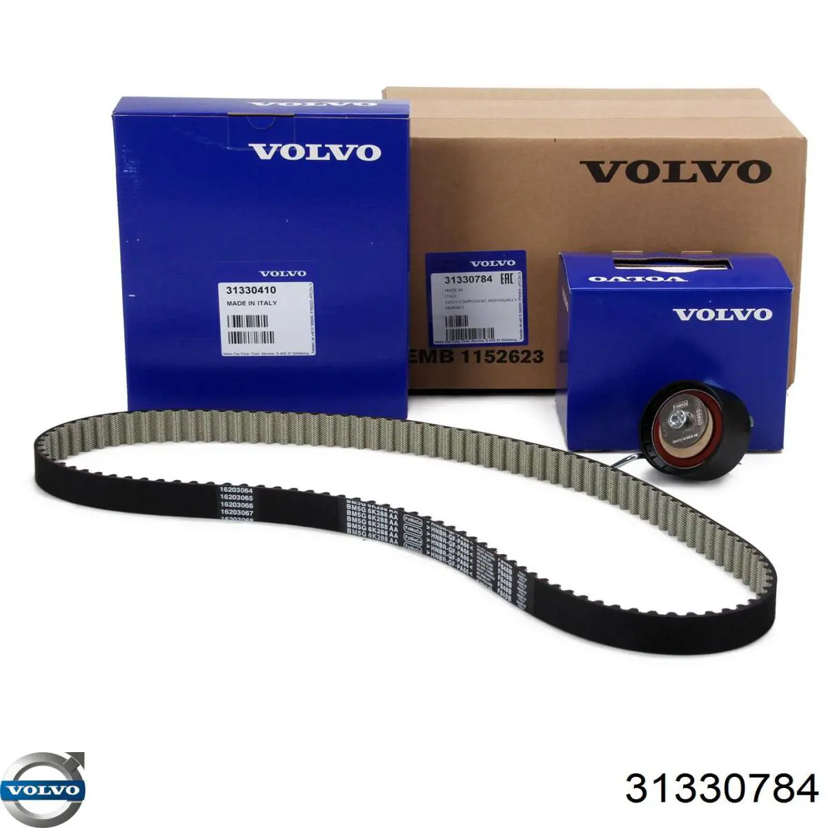 31330784 Volvo Correia do mecanismo de distribuição de gás, kit