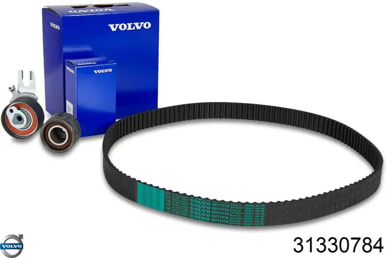 Correia do mecanismo de distribuição de gás, kit 31330784 Volvo