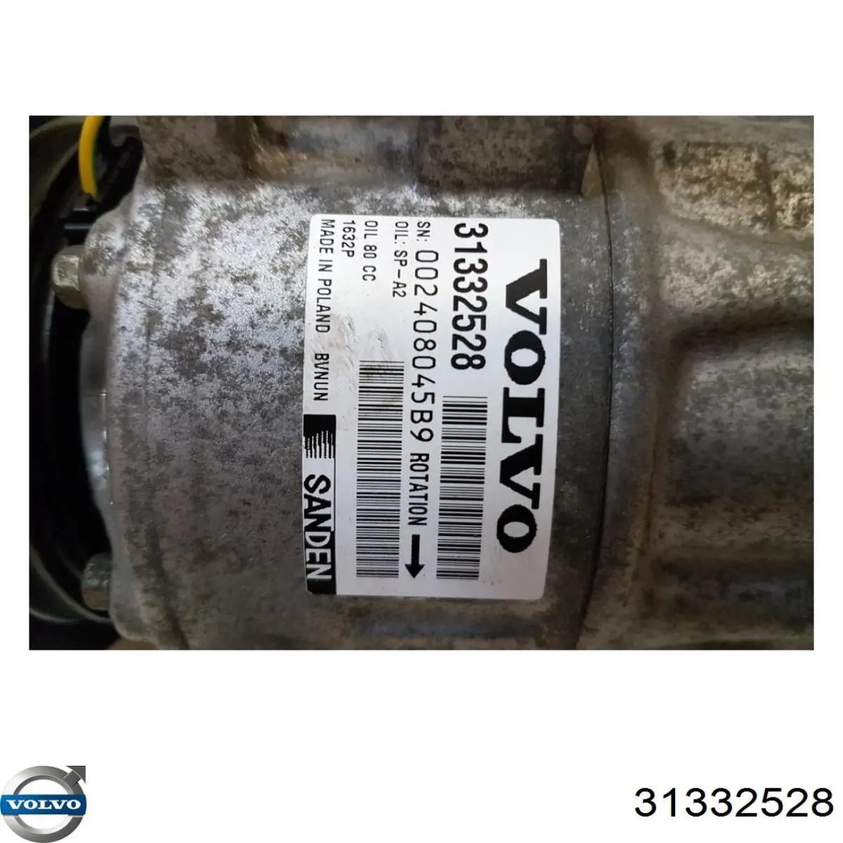 Compre 36002152 Volvo Compressor de aparelho de ar condicionado