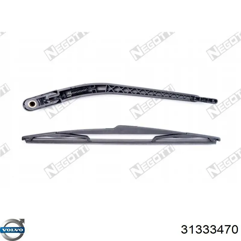 Braço de limpa-pára-brisas de vidro traseiro Volvo 31333470 preço, a partir de 43,66 USD