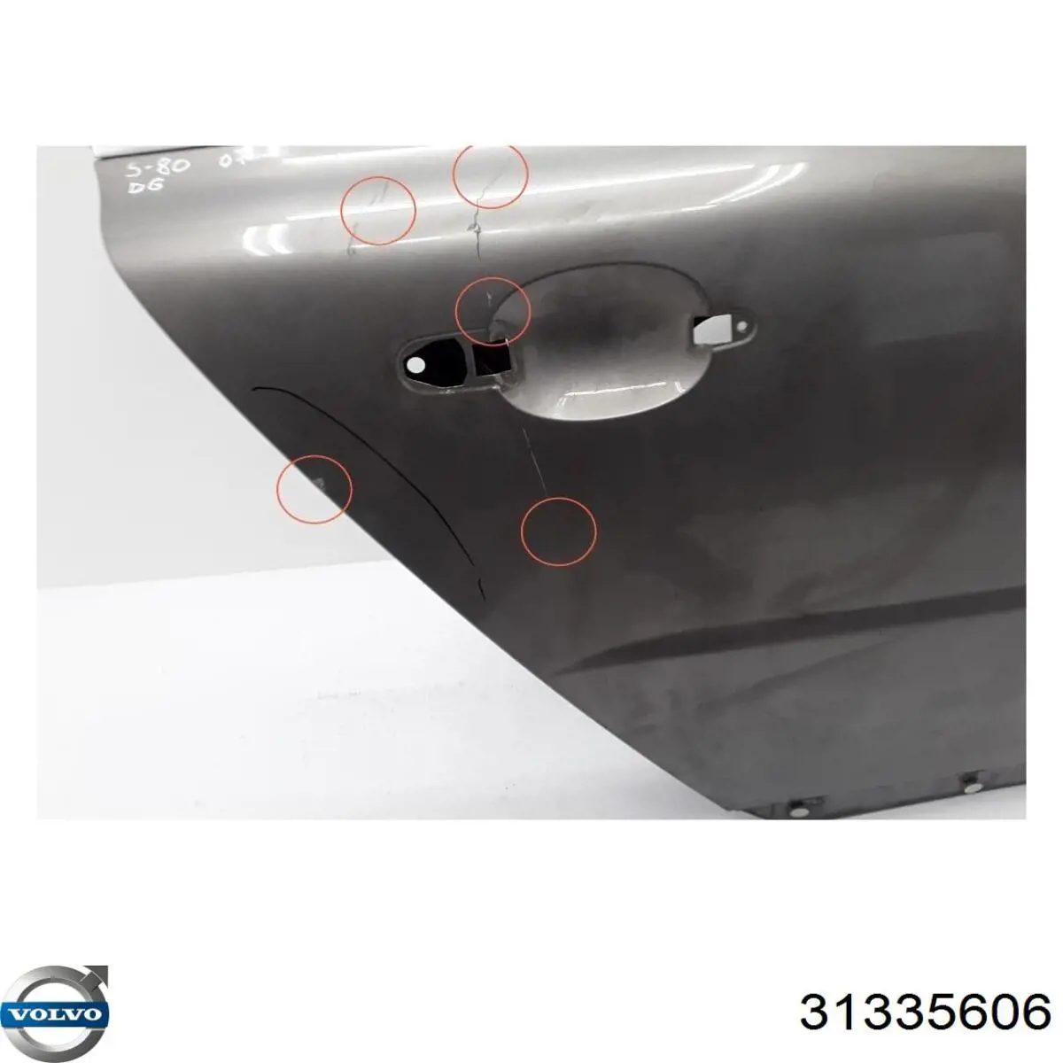 31335606 Volvo Porta traseira direita