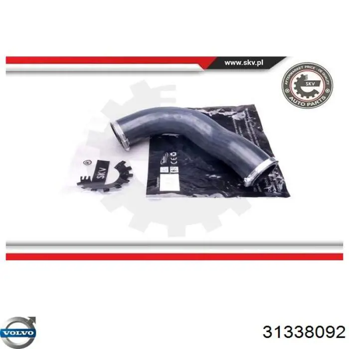 31338092 Volvo Mangueira (cano derivado) de intercooler