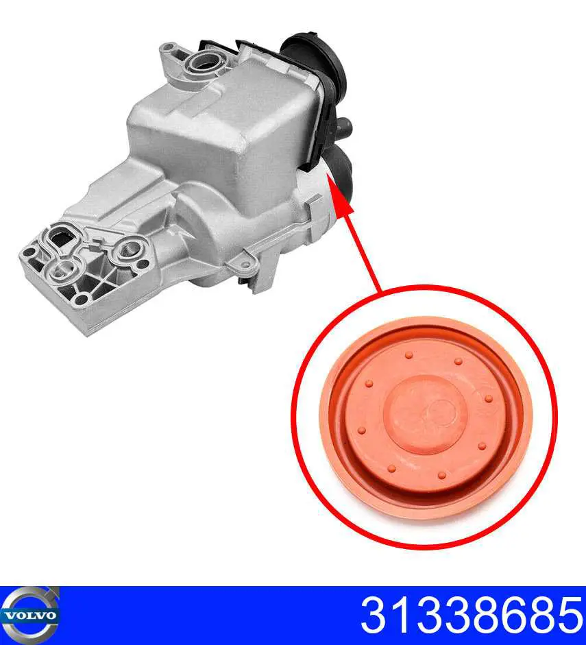 Compre 31338685 Volvo Caixa do filtro de óleo