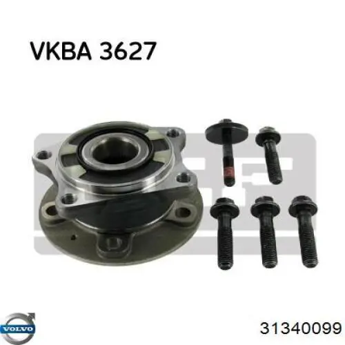 31340099 Volvo Cubo traseiro