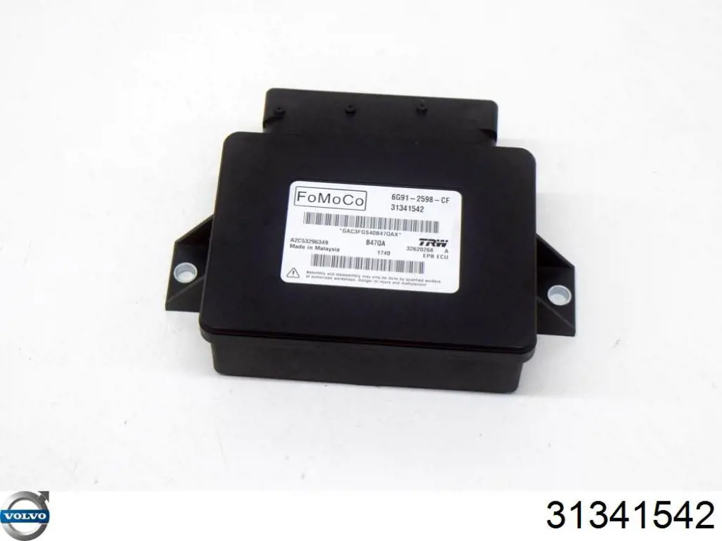 31341542 Volvo Unidade de controlo (módulo) do freio de estacionamento eletromecânico