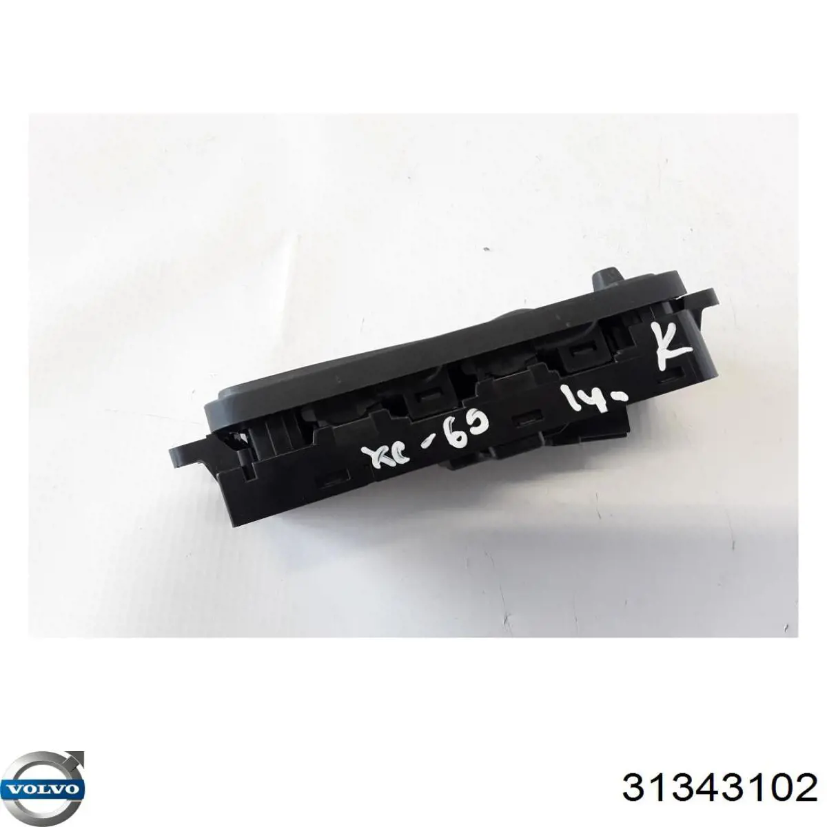Unidade de botões dianteira esquerda de controlo de elevador de vidro 31343102 Volvo