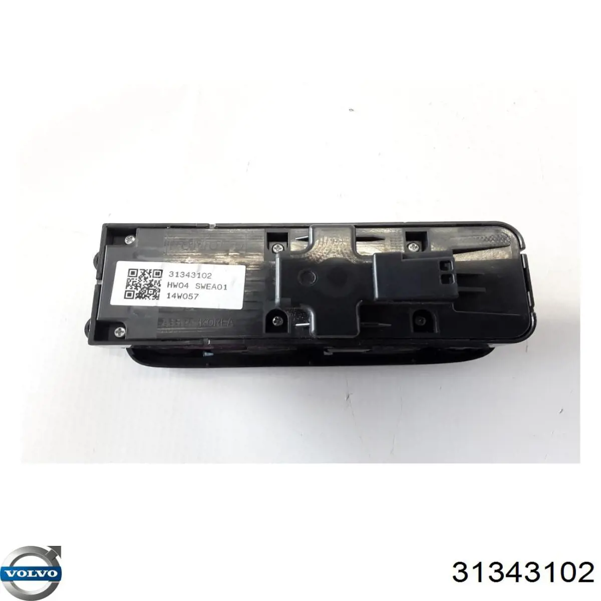 Unidade de botões dianteira esquerda de controlo de elevador de vidro Volvo 31343102