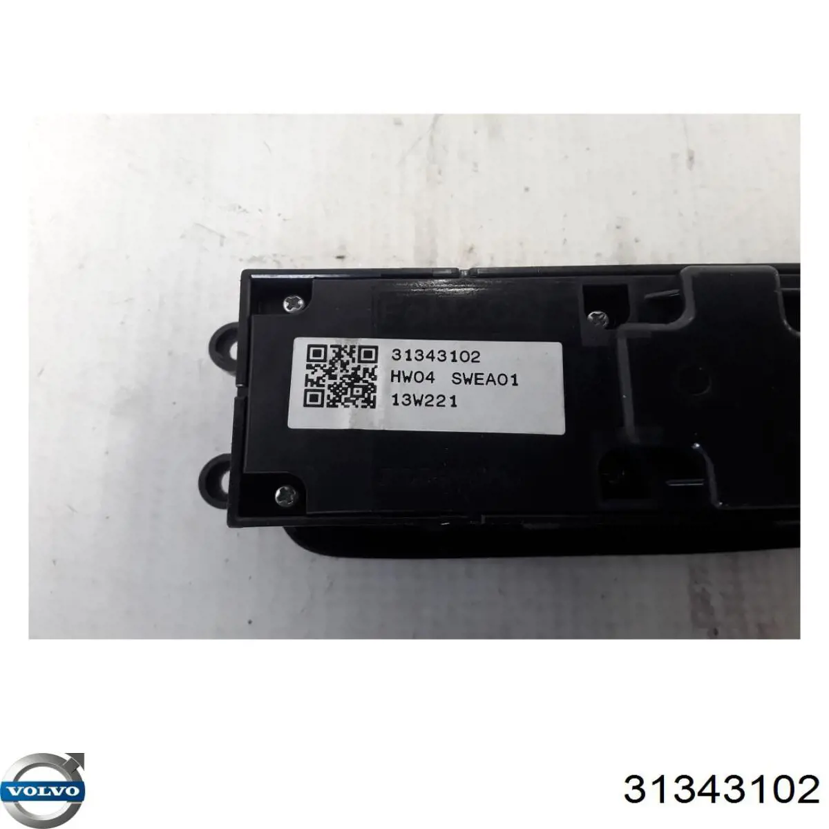 31343102 Volvo Unidade de botões dianteira esquerda de controlo de elevador de vidro