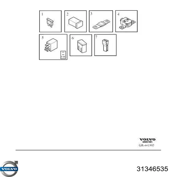 Compre 31346535 Volvo Dispositivo de segurança