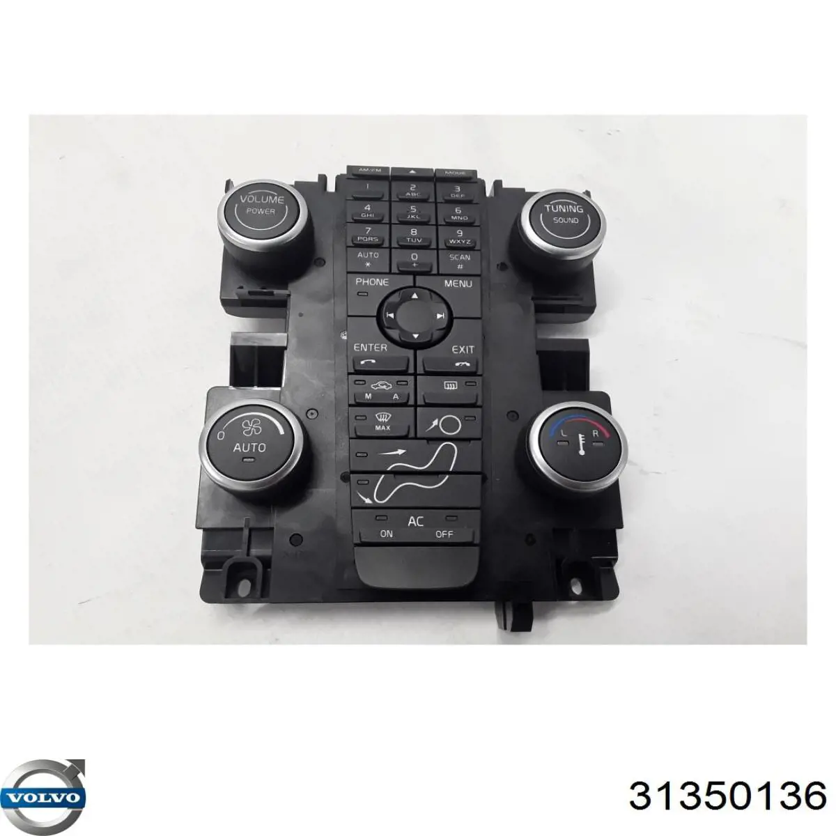 31350136 Volvo Unidade de controlo dos modos de aquecimento/condicionamento