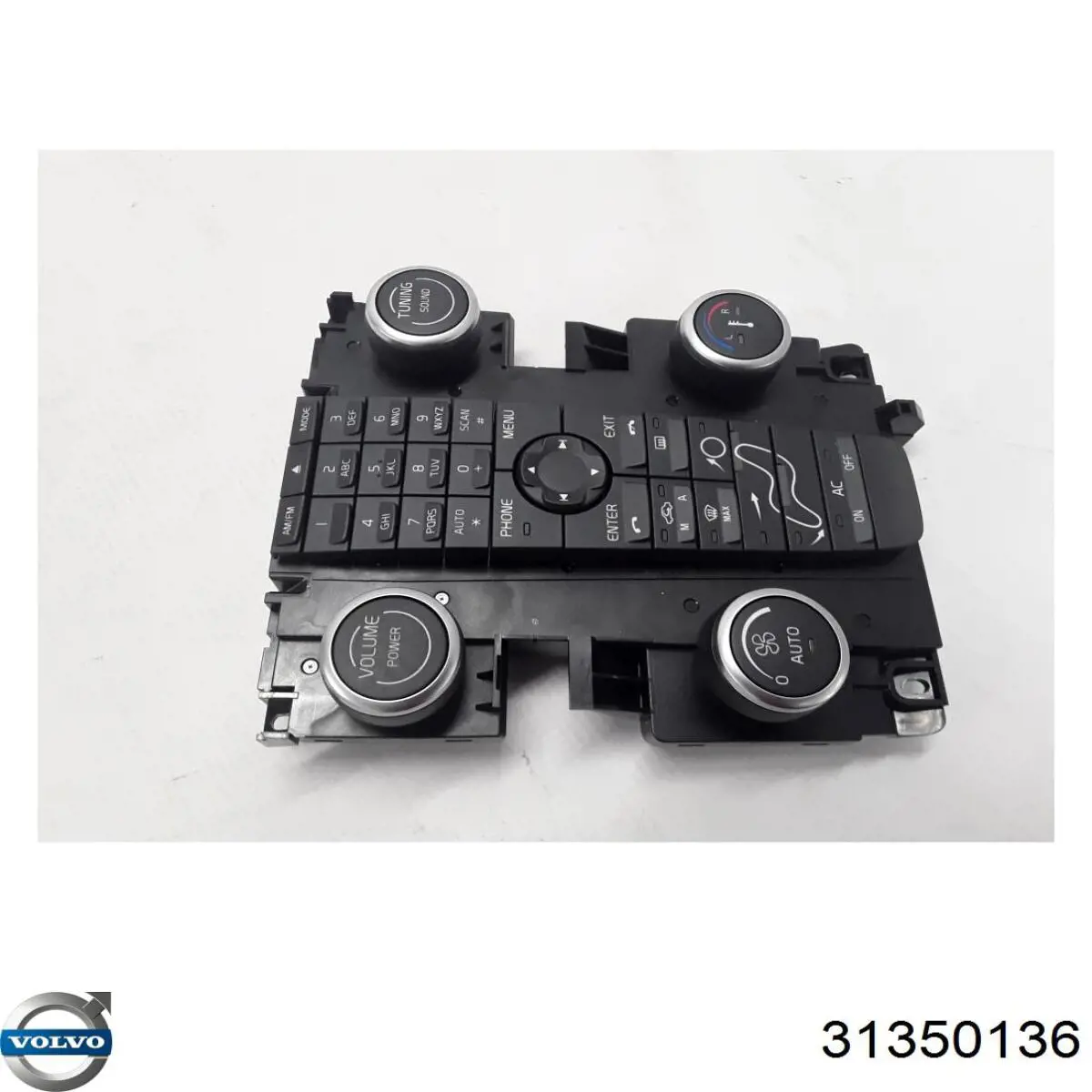 Unidade de controlo dos modos de aquecimento/condicionamento Volvo 31350136 preço, a partir de 149,83 USD
