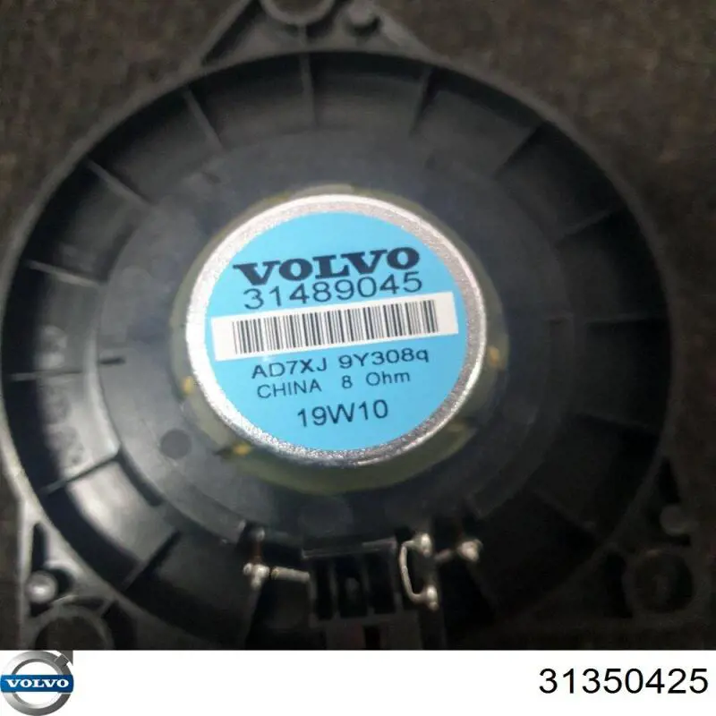 31350425 Volvo Alto-falante da porta dianteira