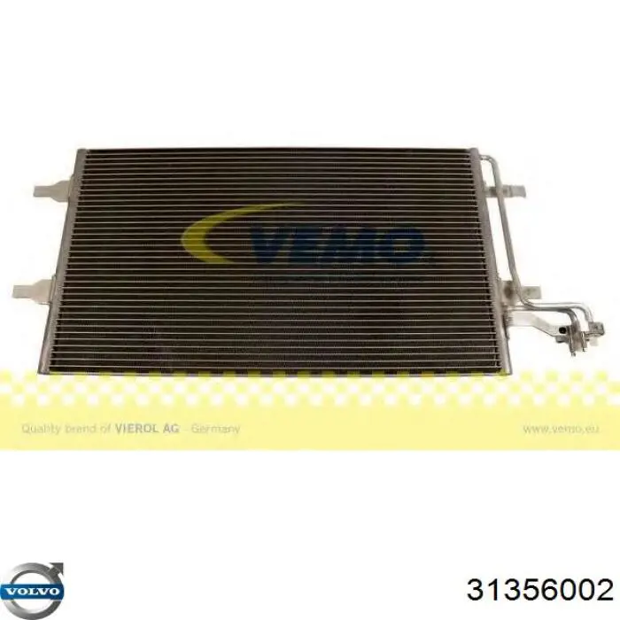 Radiador de aparelho de ar condicionado Volvo 31356002 preço, a partir de 80,02 USD