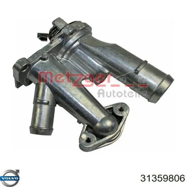 Caixa do termostato Volvo 31359806