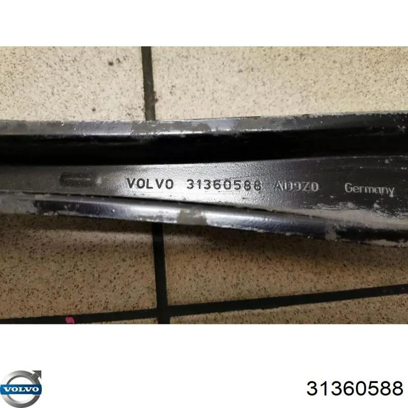 Braço oscilante de suspensão traseira transversal Lemforder 42390