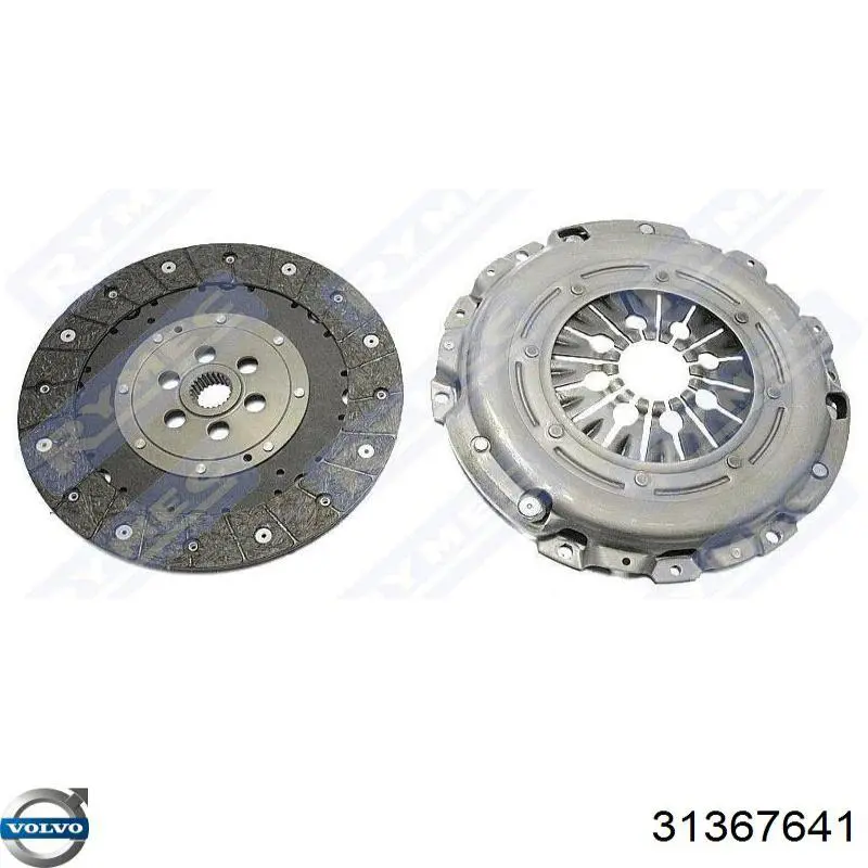 Compre 31367641 Volvo Kit de embraiagem (3 peças)