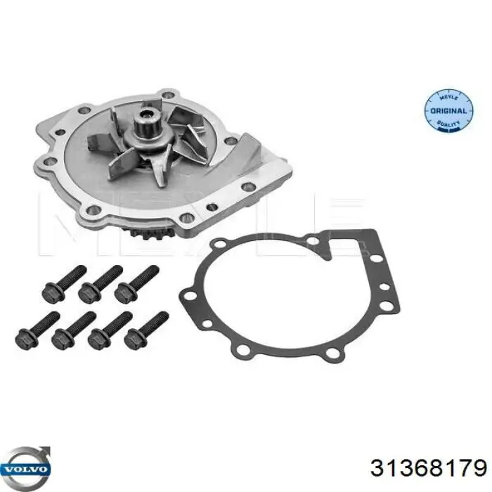 Bomba de água (bomba) de esfriamento Volvo 31368179 preço, a partir de 154,51 USD