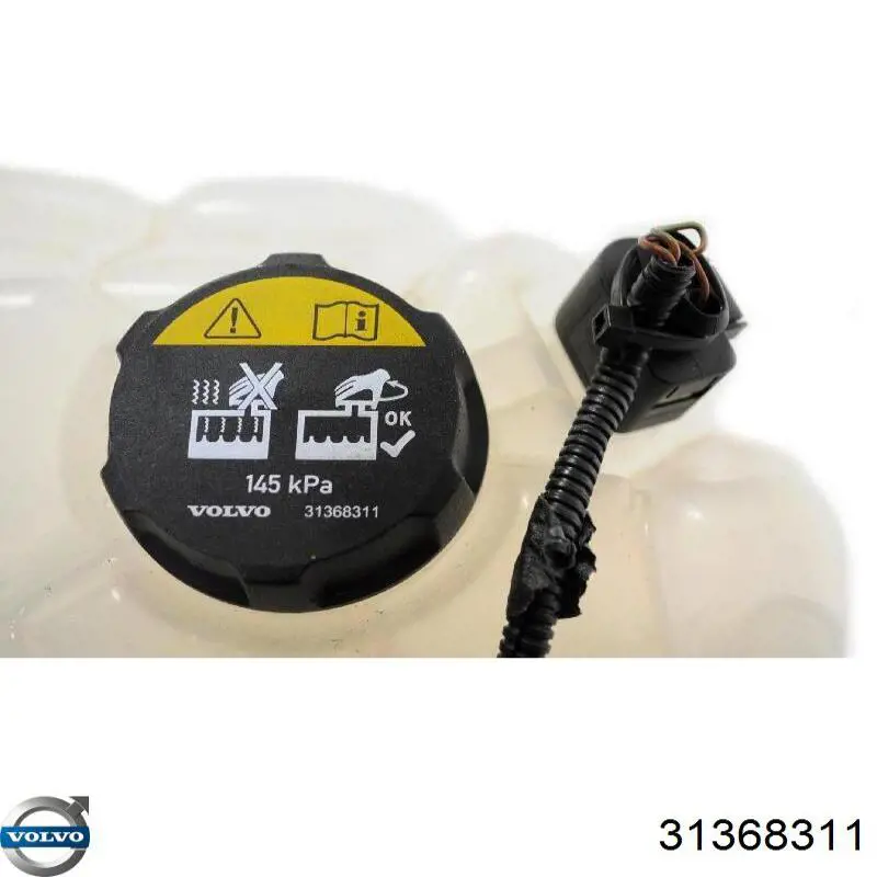 Tampa (tampão) do tanque de expansão Volvo 31368311 preço, a partir de 3,79 USD